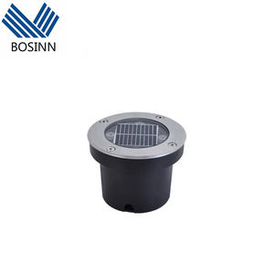 Lampe souterraine solaire à <span class=keywords><strong>LED</strong></span> pour quai d'escalier encastré Lumières enterrées Changement de couleur RVB Éclairage paysager au <span class=keywords><strong>sol</strong></span> pour trottoir - Product Image 1