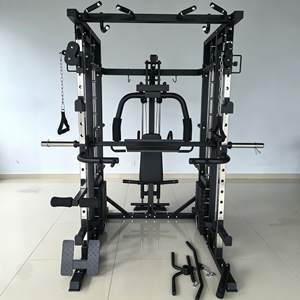 Machine Smith Commerciale Multifonctionnelle avec Pile de Poids de 150 kg – Équipement d'Entraînement de Force pour Salle de Sport et Domicile - Product Image 2