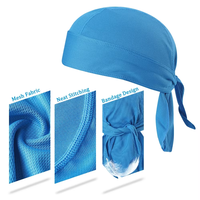 Logotipo personalizado Hombres Mujeres Gorra de pirata de secado rápido Deporte al aire libre Ciclismo Pañuelo para la cabeza Pañuelos Diadema para correr Sombrero antisudor