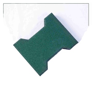 Azulejos de suelo entrelazados al mejor precio al por mayor ladrillos de construcción de goma azulejos de suelo de goma con forma de hueso - Product Image 5