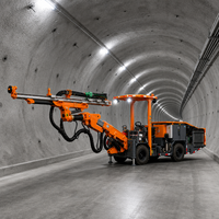 Foreuse hydraulique Jumbo KJ211 pour l'excavation de tunnels, pompes à engrenages, profondeur 20m, pour le forage de tunnels ferroviaires/routiers dans roche dure