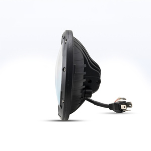 Asend 130W 10000LM <span class=keywords><strong>7</strong></span> inch đầu đèn với màu trắng DRL hổ phách lần lượt chiếu Plug & Play HI-LO chùm cho <span class=keywords><strong>4x4</strong></span> xe máy xe - Product Image 3