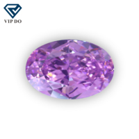 7A Klasse Hochwertige Ovale Crushed-Ice-Cut Mehrfarbige Hochkarbon-Diamanten Lose Edelsteine Simulierte CZ-Diamanten