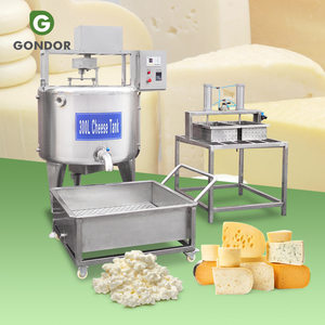 Máquina de Prensado de Queso Semiautomática Neumática de Proceso Duro para Leche de Cabra, 300 Litros - Product Image 1