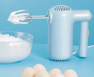 Fourchette à nourriture et à gâteau <span class=keywords><strong>Patate</strong></span> <span class=keywords><strong>douce</strong></span> Pâtes Pain Farine Manivelle De Poche Mini Double Mélangeurs de pâte dure électriques - Product Image 3