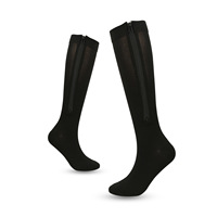 Chaussettes orthopédiques à bout ouvert pour femmes hommes Compression genou bas techniques tricotées personnalisées pour les varices pour l'automne