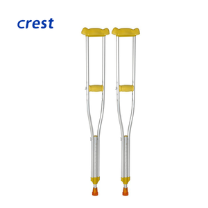Fabrication de béquilles pliantes en aluminium réglables sous les bras, canne de marche, aide à la marche, béquilles médicales sous les bras pour adultes - Product Image 1