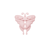KI-App-gesteuerter Dual-Motor Tragbarer Nippel-Vibrator aus Flüssigsilikon USB-Aufladbar IPx6 Wasserdicht 12 Frequenzen
