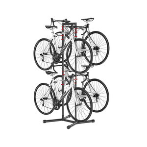 <span class=keywords><strong>Portabici</strong></span> a Gravità Teraysun Silver per Esporre <span class=keywords><strong>e</strong></span> Parcheggiare 4 Biciclette, Robusto Supporto per Bici da 6 KG - Product Image 5