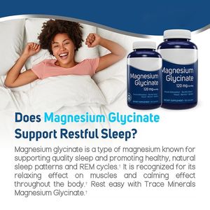 OEM paketi sağlık desteği kas gevşemesi ve dinlendirici uyku için magnezyum glisinat kapsülleri - Product Image 2
