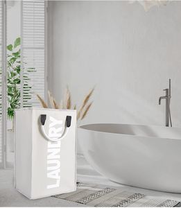 Modern Style Oxford Material Laundry Basket Foldable Waterproof Laundry <b>Hamper</b> Portable Laundry Single Compartment Handbag - Product Image 2