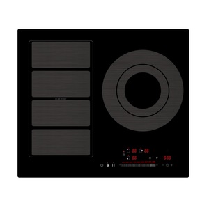 Điện 90cm Vitro thủy tinh gốm vuông linh hoạt Khu 5 Burner cảm ứng đung - Product Image 5