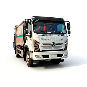รถบรรทุกอัดขยะติดตั้งด้านหลัง Dongfeng รุ่นพิเศษ โครงสร้างพิเศษ 4x2 ขนาด 12 คิวบิกเมตร ระบบไฮดรอลิก ยูโร 5 ลดราคาพิเศษ - Product Image 2