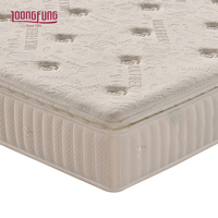 Matelas hybride LOONGFUNG ODM/OEM à ressorts ensachés, mousse ondulée massante, taille King, pour usage domestique et hôtelier, sommeil confortable