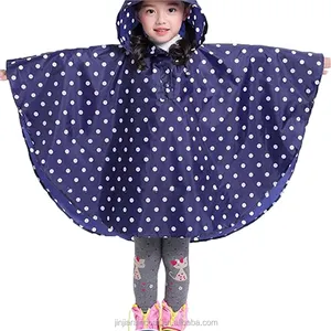 Aangepaste Mode Regenjas Waterdichte Polyester Kind Regen Poncho Cadeau Lichtgewicht Wandelen Buiten Regenkleding