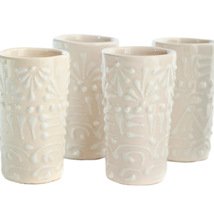 Vasos de Chupito de Cerámica Talavera Hechos a Mano para Tequila, Diseño Clásico de <span class=keywords><strong>Caballito</strong></span>, para Fiestas, Aptos para Microondas y Lavavajillas - Product Image 1
