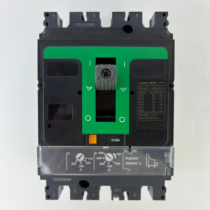 Disyuntor de caja moldeada MCCB 3P 250A Fábrica China ajustable electrónica en stock Tiempo de entrega rápida - Product Image 1