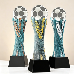 Trophée en résine cristalline pour les vainqueurs de football, basketball, baseball, volley-ball, tennis, avec gravure laser personnalisée - Product Image 6