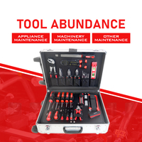 EverForce Versatile Ensemble d'outils mobiles de 157 pièces Boîtier en aluminium pour un rangement et une utilisation pratiques