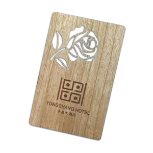 บัตร RFID ไม้แบบกำหนดเองได้ พร้อมสี ขนาด และกระบวนการผลิตตามความต้องการ บัตร NFC สมาร์ทคีย์โรงแรม เป็นมิตรกับสิ่งแวดล้อม ป้ายธุรกิจแบบกำหนดเอง - Product Image 2