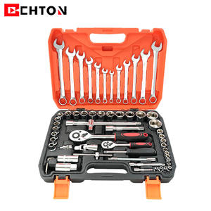 Juego de Llaves de Trinquete CHTON de 61 Piezas, Acero al Carbono, Kit de Herramientas de Reparación Mecánica Automotriz, Duradero y Multifuncional - Product Image 2