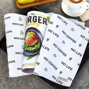 Custom Food Grade Biodegradable Greaseproof Deli Hamburger Sandwich <b>Wrapping</b> <b>Paper</b> for Catering & Packed Foods - Product Image 1