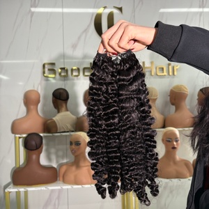 เทรนด์ใหม่ ผมต่อแท้ 100% จากบราซิล แบบปลายเต็ม ลอนแบบพม่า สำหรับถักเปีย - Product Image 1