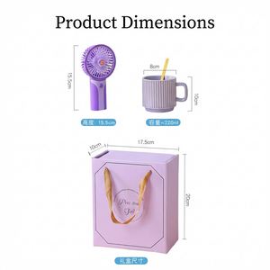 Best Sale <b>Gift</b> Set Custom Logo Ceramic Mug Handheld Fan Towel Bear <b>Gift</b> <b>Box</b> for Corporate Promotional Wedding Favor Wholesale - Product Image 3