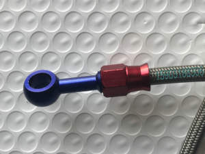 Cina SAEJ1401 PTFE Racing Line PU rivestito in acciaio inossidabile intrecciato tubi per freni Auto con raccordi in alluminio - Product Image 3