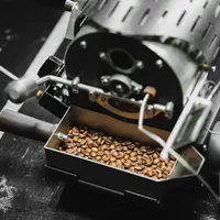 Çin'de yapılan topper ev yapımı altın ev küçük iş sıcak hava Mini örnek kahve çekirdeği pişirme kavurma makinesi kahve kavurma