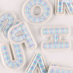 Parches de Letras Coloridas Bordadas en 3D de 4 cm, Diseño Nuevo, para Decoración de Ropa y Sombreros - Product Image 4