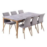 Free Sample Wooden Chairs Stone 8 Ceramic Modern Square Expandable 12 Seater Italian Dining Table
