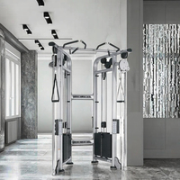 Utilisation commerciale de haute qualité double poulie réglable entraînement musculaire intérieur exercice corporel Machines de sélection chargées par broche fonctionnelle