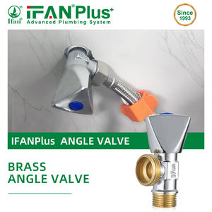 IFAN Wholesale 1/2" Angle <strong>Valve</strong> Toilet Copper Faucet Brass Cartridge Triangle <strong>Valve</strong> <strong>Wash</strong> <strong>Basin</strong> Brass Angle <strong>Valve</strong> - Product Image 3