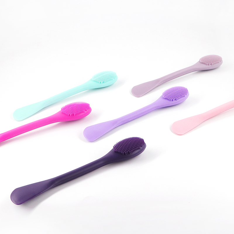 Custom Soft Mask Moisturizers Applicator Makeup Tools Cosmetic Brush Travel Set Silicone Facial Mask Brushes for Mud