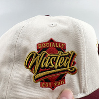 Gorra de Béisbol de Sarga de Algodón Bicolor al por Mayor, Gorras Trucker con Logotipo Bordado 3D Personalizado, Gorras Snapback Deportivas Vintage para Hombre