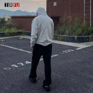 Wholesale Custom Logo Pullover <strong>Hoodie</strong> for <strong>Men</strong> High Quality Terry Fabric Sweatshirts Boxy Y2kFit Streetwear With Designer Graphic - Product Image 3