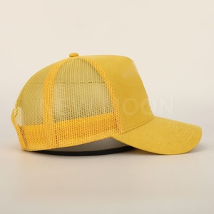 Casquette en maille avec logo brodé personnalisé, casquette de camionneur unisexe avec logo brodé personnalisé, casquette de baseball en coton à 5 panneaux avec étiquette privée - Product Image 3