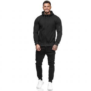 Ropa Deportiva, Conjunto Deportivo para Hombre, Sudadera con Capucha de Algodón, Conjunto de Sudadera y Pantalones Deportivos Personalizados, Conjunto Deportivo para Hombre - Product Image 1