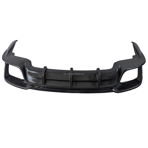 Difusor trasero estilo T de fibra de carbono para <span class=keywords><strong>Porsche</strong></span> Panamera 971 Kit de carrocería alerón de parachoques trasero de carbono 2018 + 21 - Product Image 6