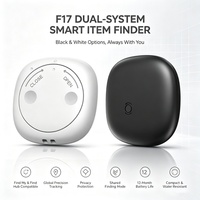Traceur intelligent F17 à double système pour clés, bagages, portefeuilles – Localisateur de position en temps réel – Compatible avec Find My et Find Hub – Détecteur d'objets