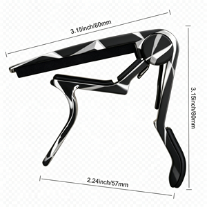 Supporto da Parete per <span class=keywords><strong>Chitarra</strong></span> e Ukulele in Legno Massello, Finitura Lucida, Espositore per Soggiorno, Formato a <span class=keywords><strong>Corda</strong></span>, Logo Personalizzabile - Product Image 6