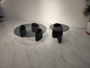 Tavolini centrali rotondi in <span class=keywords><strong>vetro</strong></span> temperato - Product Image 5