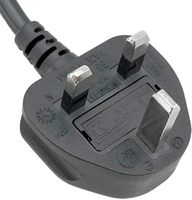 Câble d'alimentation CA IEC 320 C19 UK à 3 broches, 1 m, en cuivre, pour appareils électroménagers, compatible avec les prises CA britanniques et italiennes