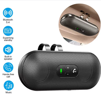 Kit Voiture Bluetooth T18, Gadgets Audio, Haut-parleur Portable, Haut-parleur Sans Fil Mobile pour la Navigation, Lecture de Musique, Mains Libres