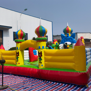 Château <span class=keywords><strong>gonflable</strong></span> commercial personnalisé en PVC avec une capacité de 200 à 500 kg pour enfants et adultes, idéal pour les locations de fêtes intérieures/extérieures - Product Image 4