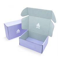 Cajas de Envío Negras Mate, Plegables, Reciclables, con Logotipo Personalizado, de Cartón Corrugado para Ropa