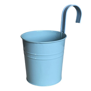 Maceta Colgante de Hierro Forjado, Colorida, Removible, Transpirable, Diseño Nórdico, para Balcón, Hogar, Verde - Product Image 5