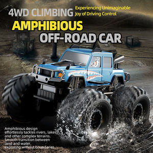 Véhicule télécommandé amphibie 4x4 puissant, adaptabilité tout-terrain, commutateur haute/basse vitesse, mode double terre/eau, <span class=keywords><strong>jouet</strong></span> d'aventure - Product Image 6