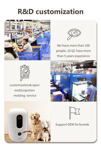 เครื่องให้อาหารสัตว์เลี้ยงอัตโนมัติแบบ HD พร้อมกล้อง  ควบคุมผ่านแอพ Wifi  รองรับการควบคุมระยะไกล  ใส่อาหารได้  รีไซเคิลได้  พร้อมโลโก้สั่งทำพิเศษ - Product Image 5